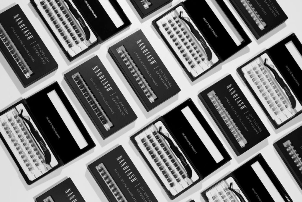 voorgelijmde wimperextensions nanolash